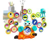 Set di ingranaggi per bambini - Giocattolo pratico con di ingranaggi per l'apprendimento STEM con pezzi di movimento ad incastro, gioco di puzzle meccanico per l'educazione precoce per ragazzi