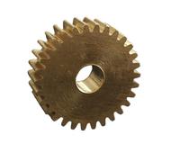 Set di ingranaggi pignone, 1 pezzo di ingranaggio cilindrico in ottone, modulo 0,3, 120 denti, pignone con più dimensioni(2mm thickness 4.98mm hole)