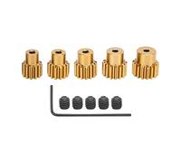 Set di ingranaggi pignone 32P Kit di ingranaggi motore in lega di alluminio ad alte prestazioni con denti 12T 13T 14T 15T 16T per aggiornamento auto RC 1/10 Include chiave e viti
