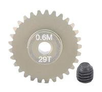 Set di ingranaggi pignone da 0,6 m Ingranaggi motore albero pignone foro in lega di alluminio da 3,175 mm per cingolato SCX10 1/8 1/10 (storia)