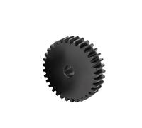 Set di ingranaggi Pinion, 1 ingranaggio piatto 1M-23T-33T in acciaio al carbonio annerimento cilindrico for parti di trasmissione(1M33T - Bore 6 mm)