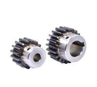 Set di ingranaggi Pinion, 1 pz 1,5 mm modulo sperone 12-19T ingranaggio motore con parte di trasmissione in acciaio al carbonio a gradini(18 Teeth)