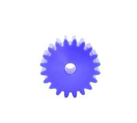 Set di ingranaggi Pinion, 1 pz 12T-27T 1,5 M denti ingranaggio cilindrico piatto in nylon blu ingranaggi di trasmissione in plastica(13 Teeth (Bore 6mm))