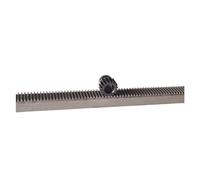 Set di ingranaggi Pinion, Cremagliera 10 * 10 * 500mm 15 denti pignone 45 ingranaggi in acciaio metallico ingranaggio di trasmissione meccanico 1 pz(7mm)