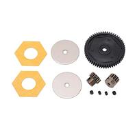 Set di Ingranaggi RC 54T, Buone Prestazioni di Guida, Ingranaggio Motore in Acciaio Resistente Alla Corrosione, Sostituzione RC con Ingranaggio Motore 15T per la Manutenzione (#1)