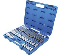 BGS technic KG – Set inserti bit quadro interno 12,5 mm (1/2") profilo TPS TPS20–TPS70, 32 pz