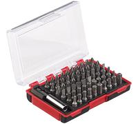 Set di inserti bit 61 pezzi con portabit magnetico in acciaio al cromo-vanadio