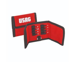 Set di inserti con profilo esagonale speciale 9 pz - USAG 660 X/B9