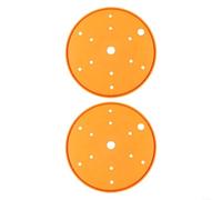 Set di inserti di scarico per vasi da interni ed esterni da 25 cm, per ridurre la quantità di terreno necessaria e rafforzare l'efficacia del foro di drenaggio (arancione)