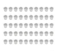 Set di inserti in metallo per candele e decorazioni, in alluminio resistente al calore, mantiene le candele stabili e protegge le superfici (50 pezzi)