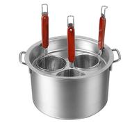 Set di Inserti per cuocipasta in Acciaio Inossidabile - Utensile da Cucina Multi-pentola con cestello per Pasta, Gnocchi e Pasta - Ideale per la Cucina di casa