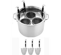 Set di inserti per la pasta - Strumento in acciaio inox per cucinare pasta, tagliatelle e verdure con divisore e colino