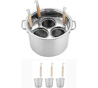 Set di inserti per la pasta - Strumento in acciaio inox per cucinare pasta, tagliatelle e verdure con divisore e colino