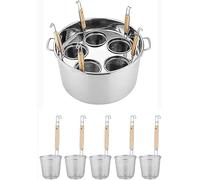 Set di inserti per la pasta - Strumento in acciaio inox per cucinare pasta, tagliatelle e verdure con divisore e colino