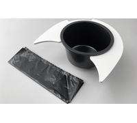 Set di inserti per wc separabili flexaport compatibili con enders / fritz berger supreme in pvc con 100 sacchetti riciclabili 20 micron bianco