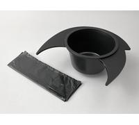 Set di inserti per wc separabili flexaport compatibili con thetford c200 con 100 sacchetti riciclabili 20 micron nero / opaco