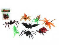Set di insetti in plastica 8 pz (7-12 cm) in sacchetto