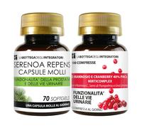 Set di Integratori per la Prostata e per le vie Urinarie Serenoa Repens 70