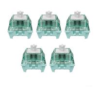 Set di interruttori lineari per tastiera, 5 pezzi, con meccanismo autolubrificante di fabbrica e lunga durata fino a 100 milioni di battute