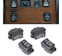 Set di interruttori per console di alimentazione, 4 pezzi, per Mercedes W124, W126, W201, modelli 1248204510, 1248204610, per modelli 190E 2 3 2 6 260E 300CE 300D 300E 300SDL 350SD
