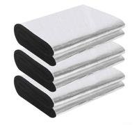 Set di isolamento batteria per auto, 3 mm di spessore × 18 cm × 102 cm, coperta scudo termico per clima freddo, protezione termica, foglio di alluminio ignifugo (3 pezzi)