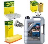 Set Di Ispezione Olio 5L Filtro Olio Vite D'Olio Per Audi Seat Skoda VW