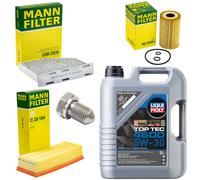 Set Di Ispezione Olio 5L Filtro Olio Vite D'Olio Per Audi Seat Skoda VW