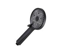 Set di kit for soffitto a pioggia for bagno termale ad alta pressione con soffione doccia rotondo, compatibile il tubo domestico(Black hand shower)