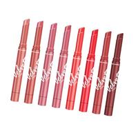 Set di labbra opache altamente pigmentate, kit di trucco a 8 colori, per donna, colore intenso, finitura vellutata, comodo da usare tutto il giorno, applicazione morbida