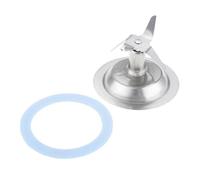 Set di lame di ricambio in acciaio inox e guarnizione in gomma per frullatore, compatibile con Black Decker, Beach Blender Modello 77666 SS