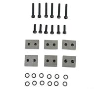 Set di lame di ricambio in acciaio per taglierina elettrica, 6 lame per macchine idrauliche con viti e rondelle di facile installazione (tipo 25)
