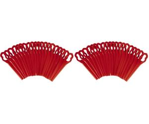 Set di lame di ricambio originale Einhell (accessorio per tagliabordi, 20 lame in plastica, per tagliabordi a batteria GE-CT 18 Li, GC-CT 18/24 Li, GC-CT 18/24 Li P, larghezza di taglio 24 cm).