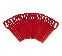 Set di lame di ricambio per tagliaerba a batteria, 20 lame in plastica, larghezza di taglio 24 cm, compatibile con GE-CT 18 Li, G