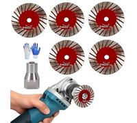 Set Di Lame Diamantate Da 1,57", Set Di Lame Diamantate Mini Professionali Multifunzionali Da 40 Mm for Arenaria Di Marmo Granito(5Pcs)