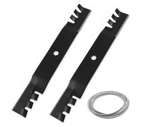 Set Di Lame for Pacciamatura E Cinghie for Tosaerba, Compatibile Con Il Piatto Di Taglio John Deere Da 42 Pollici, Sostituisce I Codici GX22151, GX20072, GY20850