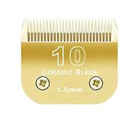 Set di lame in ceramica staccabili for tosatrice for cani 7FC/5FC/4FC/#10/#30/#40, compatibili con Andis, AG, AGC, AGP, compatibili con Wahl, serie KM2, KM5, KM10, parti di ricambio(10(1.5mm))