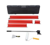 Set di lame per cartongesso con custodia portatile, in acciaio inox, 20,3 cm, 40,6 cm, 61 cm, 81,3 cm e 101,6 cm, coltello da costruzione, coltello per nastratura, strumenti di finitura per