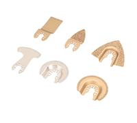 Set di Lame per Oscillante da 6 Pezzi Set di Lame Multiutensile in Carburo Cementato Diamantato Lame per Strumento Oscillante per Ceramica
