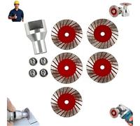 Set di lame per sega diamantata da 1,57", Precision Stone Cutting Made Easy,2026 New 40 mm Multi Functional Professional Mini Diamond Cutting Blade Set, Dry CuttingTool con adattatore da 5/8"-11 per