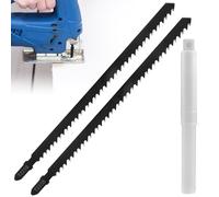 Set Di Lame Per Seghetto Alternativo 250mm T225B Lame Seghetto Alternativo Legno Lama Per Seghetto Professionale Per Taglio Legno Metallo Compatibile Con Maggior Parte Delle Marche 2Pcs