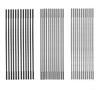 Set di lame per seghetto alternativo a testa piatta da 12,7 cm, realizzate in acciaio ad alto tenore di carbonio per taglio di forme complesse e complesse in legno, plastica e metalli non ferrosi (36