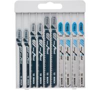 Bosch 10 Units Jigsaw Blad Kit Basic Metal And Wood One Size