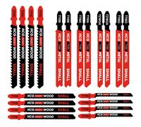 Set Di Lame per Seghetto Alternativo Con Attacco a T Da 20 Pezzi, in HSS/CPV, Co