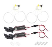 Set di Lampade Per Fari a LED - 4 Pezzi/set CCFL LED Per Fari Per Auto Angel Eyes Kit Lampada Refitting Compatibile con BMW E36 E38 E39 E46 Anelli Halo Per Fari