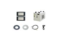 Set di lampade ultraviolette Codice spray ad alta potenza Lampada UV speciale raffreddata acqua Materiale PET, PP for la polimerizzazione dell'inchiostro for serigrafia(2 led with chiller)