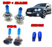 Set Di Lampadine Fari 55 W H4 H11 501 7500K XENON Per Citroen C1 2005-2014