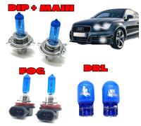 Set Di Lampadine Xenon H4 H11 580 7500K Per VW Caddy 2015-
