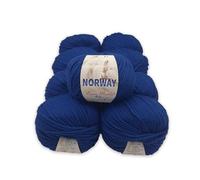 Set di Lana Norway, gomitoli da 100g, 65% Lana 35% Acrilico, per Ferri 7-8 e Uncinetto 8-9, Morbido e Caldo - disponibili da 2, 4 o 7 gomitoli (7, NW48)