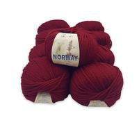 Set di Lana Norway, gomitoli da 100g, 65% Lana 35% Acrilico, per Ferri 7-8 e Uncinetto 8-9, Morbido e Caldo - disponibili da 2, 4 o 7 gomitoli (2, NW8)