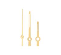 Set di lancette luminose per movimento 1570, lancette sostitutive per ore, minuti e secondi, componenti di riparazione in lega con effetto luminescente e design che risplende al (1570 oro luminoso)